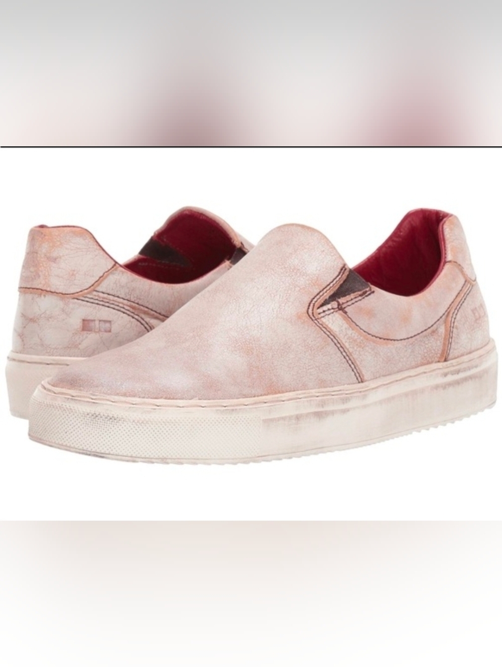 Bed Stu Hermione Nectur Lux Boho Slip-on Women's Sneaker Size 8.5 Distressed